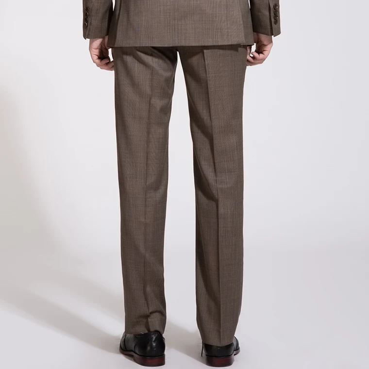 Мужские тонкие классические узкие прямые брюки кофейно-коричневого цвета, Новое поступление, стильные мужские брюки для свадьбы или на заказ