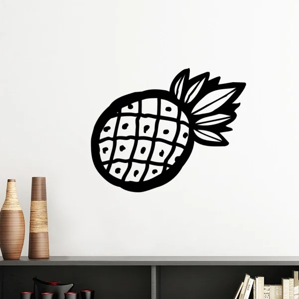 cat air pinapples graffiti anak buah tropis emoji removable wall