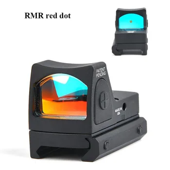

RMR Reflex Adjustable Red Dot Sight 3.25 MOA Dot Holographic Sight Scope Tactical Red Green Sight Outdoor Sight Brightness