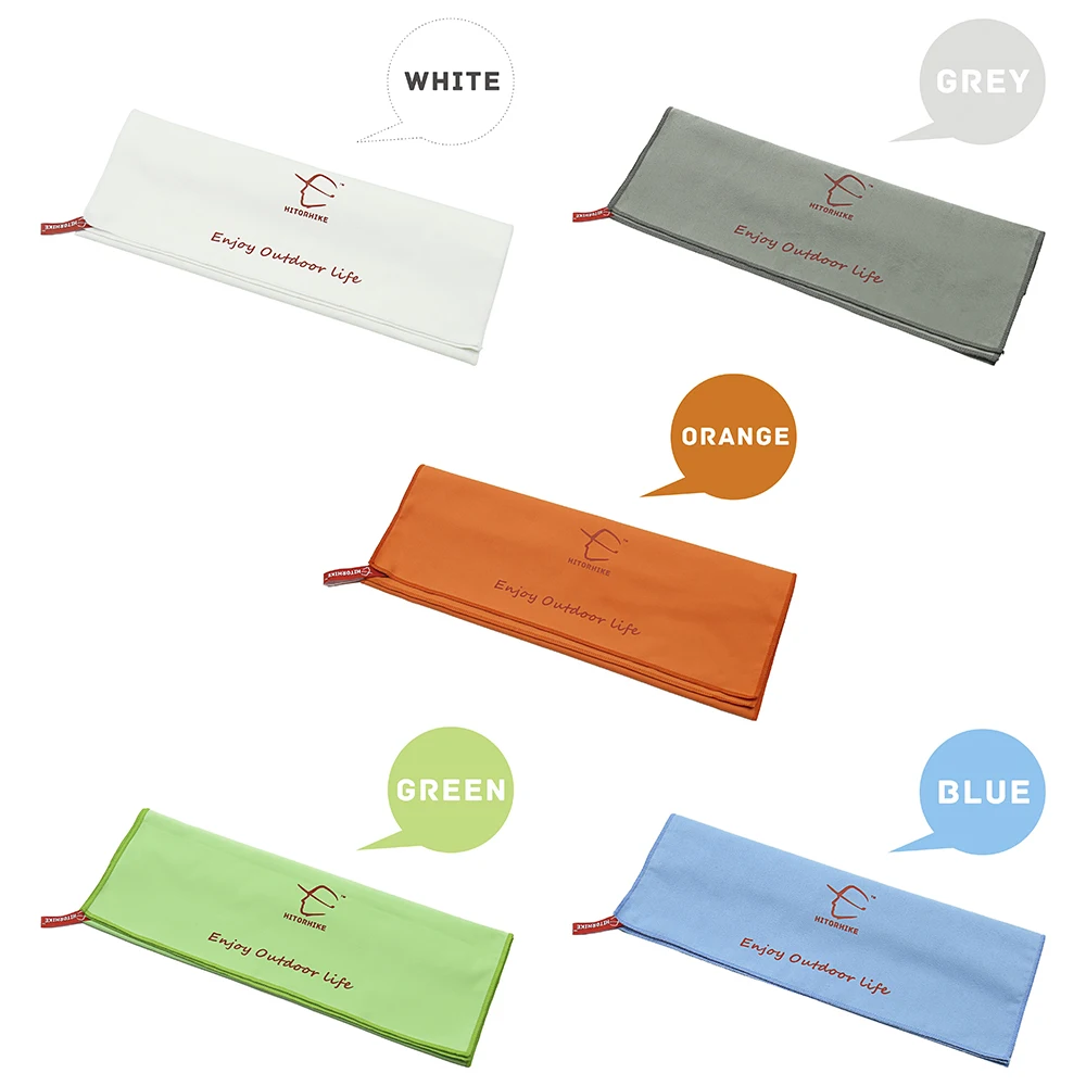 Hitorhike Microfiber Ultralight Compact Quick Drying Towel Camping Hiking Swimming Sports Hand Face Towel Outdoor Travel Kits