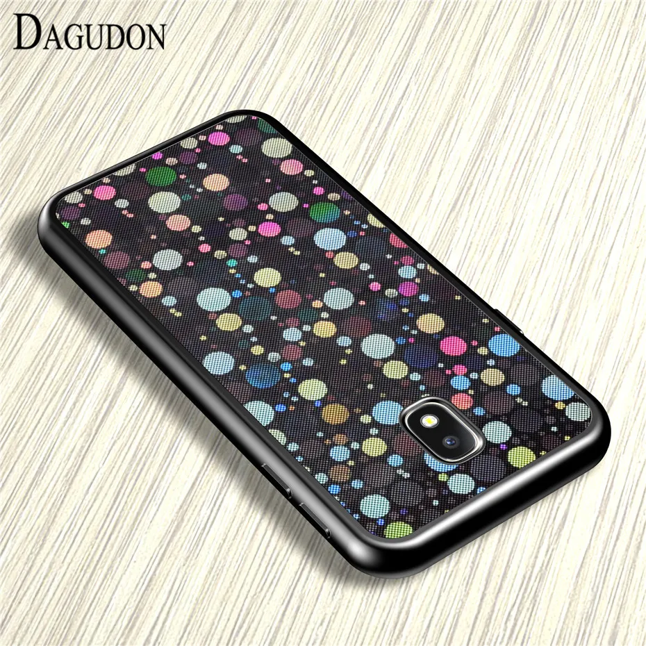 Dagudon чехол для samsung Galaxy J5 лазерного 2017 точек узор Мягкие TPU задняя крышка телефона