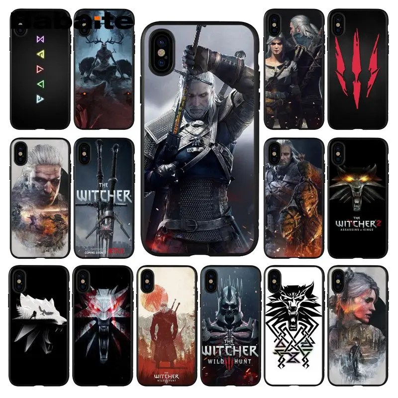 

Babaite The Witcher 3 Wild Hunt DIY Luxury High-end Protector Case for iPhone 6S 6plus 7 7plus 8 8Plus X Xs MAX 5 5S XR