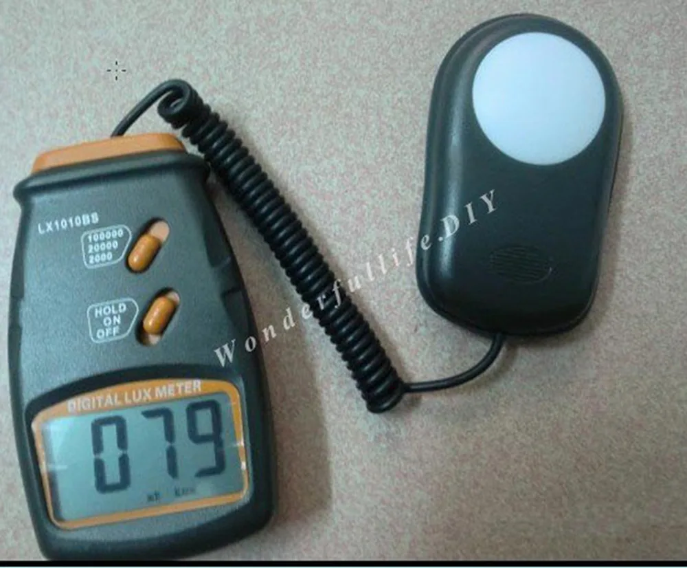 

3 Range Digital 100,000 Lux Meter Photometer Luxmeter LX1010BS