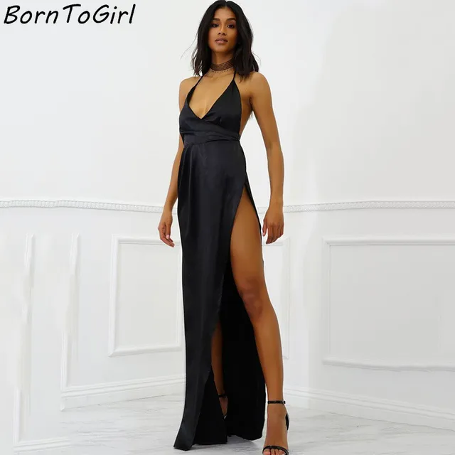 Black Silk Dress