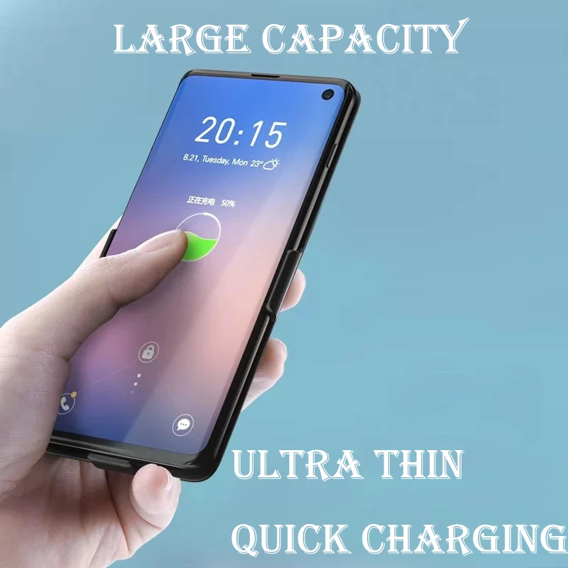 Роскошные 4200 мА/ч Батарея Зарядное устройство чехол для samsung Galaxy S7 край Мощность