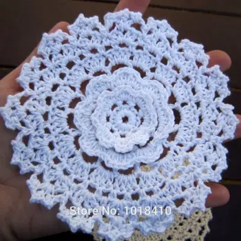 

set of 10pcs 12cm(4.72") Multi Round Hand Made Crochet doily/placemat coasters/shabby chic/place mats/doilies crochet