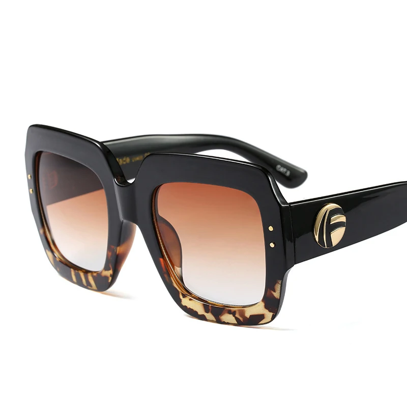 PAWXFB Новые итальянские брендовые дизайнерские Квадратные Солнцезащитные очки больших размеров для женщин и мужчин,, роскошные солнцезащитные очки Gafas de sol - Цвет линз: W1