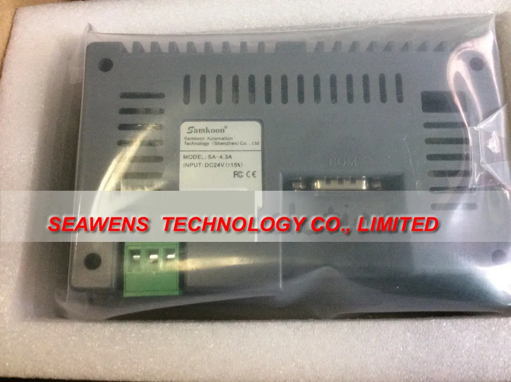 

Samkoon SA-4.3A : 4.3 inch HMI touch Screen Samkoon touch panel SA-4.3A with programming cable and software, Fast shipping