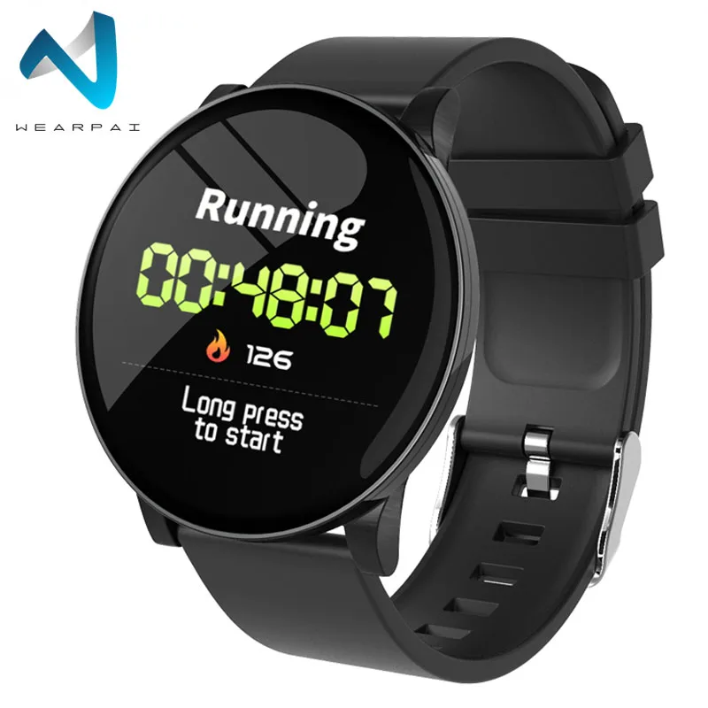 

Wearpai W8 Smart Watch Weather Forecast Heart Rate Monitor Men Fitness Watch Waterproof Sleep Monitor Smart Wristband for Sport