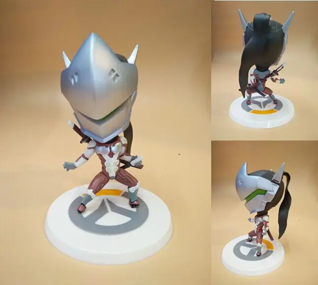 

Genji Masters Hanzo Reaper figurine OW Heroes PVC 10cm Action Figure Collectible Model Toys xmas gift brand new