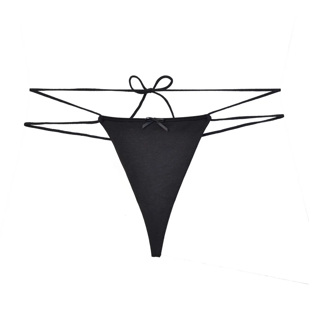 

Sexy Underwear Women's G Strings Womens Sexy Stripper Micro Thong G string Pure Colour Ladies Panties Panty