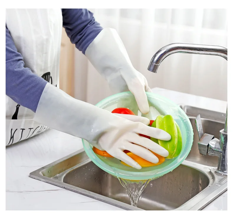 Волшебные водонепроницаемые резиновые перчатки из латекса для мытья посуды Прачечная гибкие небьющиеся домашние столовые кухонные принадлежности