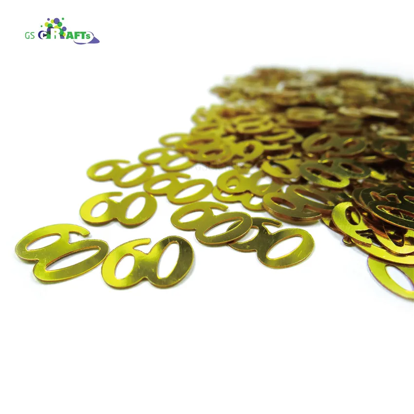 

15g Birthday Numbers 13 16 18 30 40 50 60 80 Happy Birthday Confetti Party Wedding Decoration Sparkle Sequin Brithday Party Deco