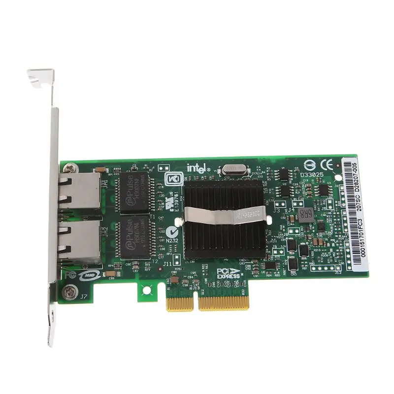 PCI-Express Dual Порты и разъёмы 10/100/1000 Мбит/с гигабитная сетевая карта сервер адаптер NIC EXPI9402PT контроллер Intel 82571