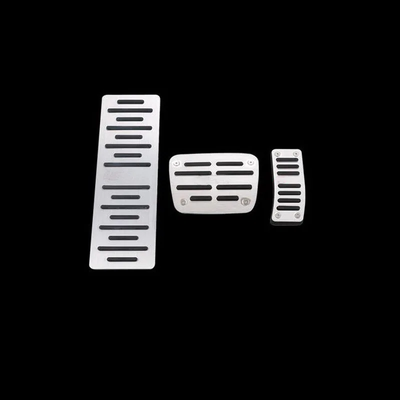 3 pcs per set Tonlinker модифицированный чехол-накладка на педаль тормоза/отдыха/газа, наклейки для AUDI A3-18, автомобильный Стайлинг, 2-3 шт., наклейки на алюминиевую крышку - Название цвета: 3 pcs per set