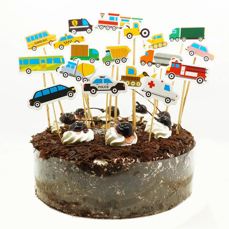Omilut Construction Party Decoration Construction Vehicle Banner