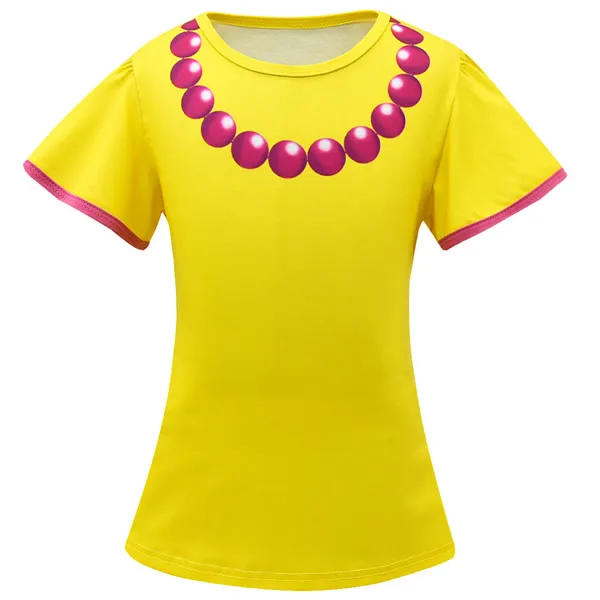 Нарядное платье Нэнси для девочек; детские летние вечерние костюмы для костюмированной вечеринки; яркие костюмы в полоску; комплекты одежды с рисунком книги - Цвет: Nancy T shirt