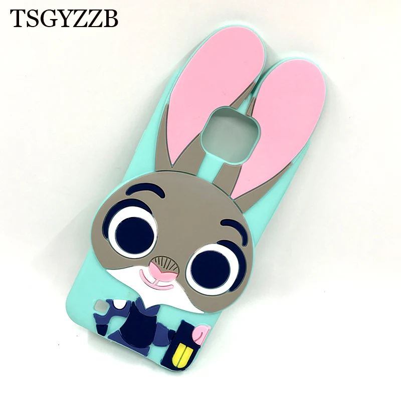 

Silicone Case For LG X Cam Cases Fundas Soft Rabbit Cover For LG XCam K580 K580DS Cover 3D Cute Cartoon Bunny Phone Back Coque