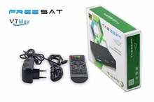 3pcs/ Lot Original Freesat V7 MAX HD DVB-S2 Satellite TV Receiver Support PowerVu Biss Key Cccamd Newcamd Youtube Youporn