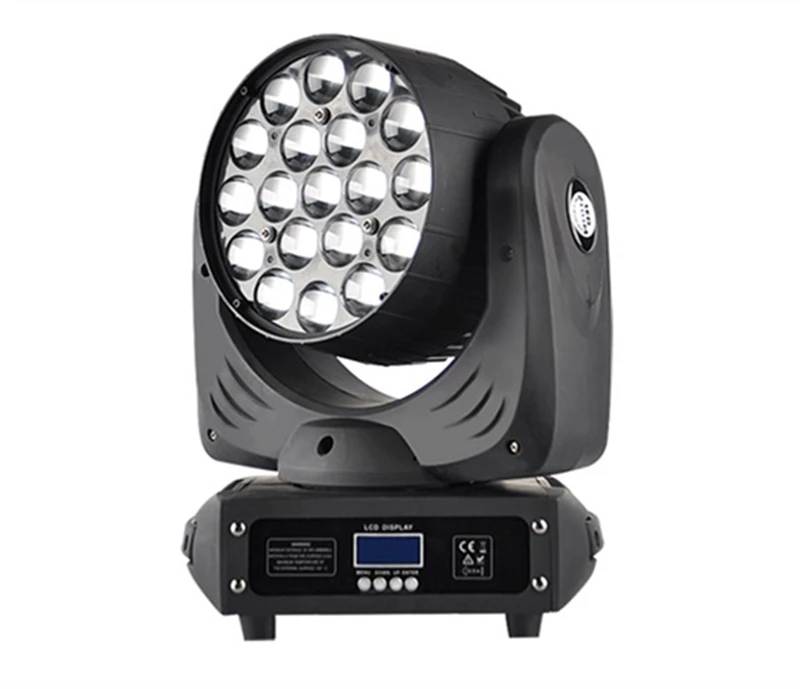 6 pcspc/19x12 Вт Zoom moving head light rgbw 4в1 dmx dying head|Эффект освещения сцены| |