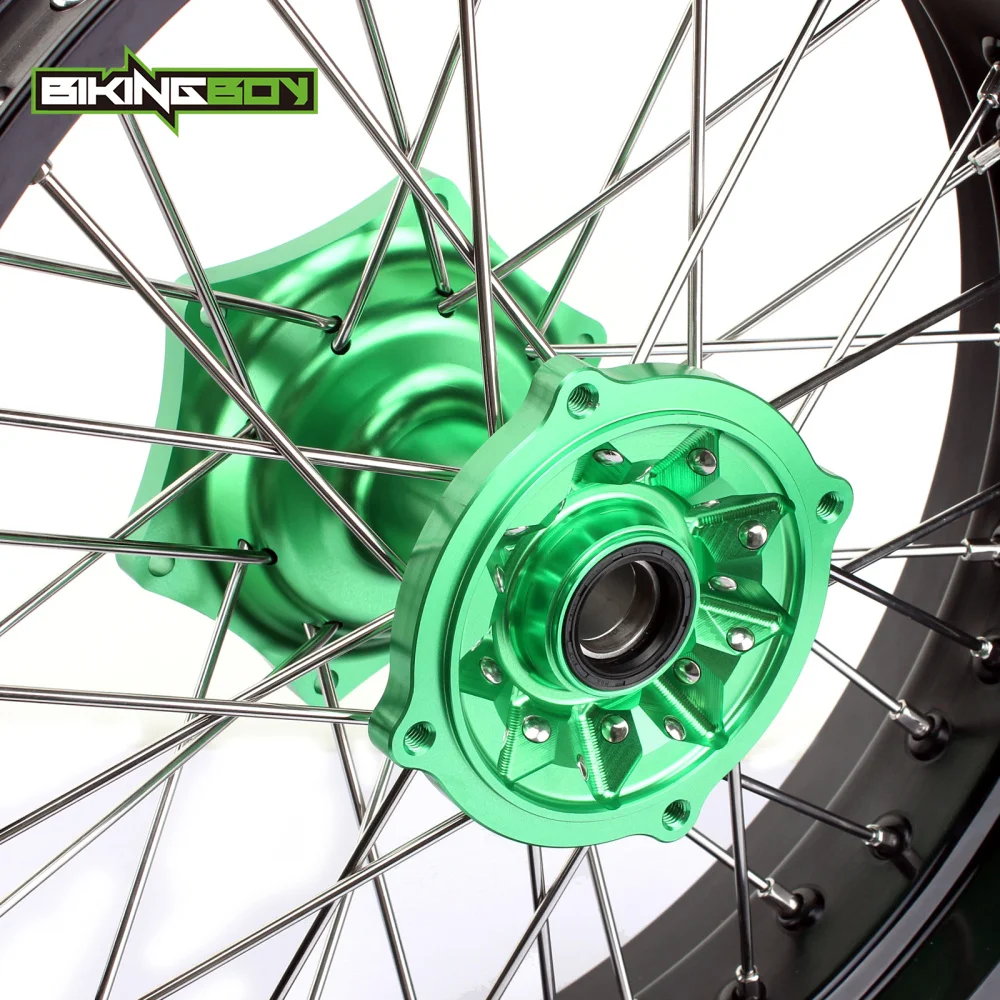 BIKINGBOY 17 &quotобод переднего колеса Supermoto ЧПУ Заготовка ступицы 36 отверстий для Kawasaki