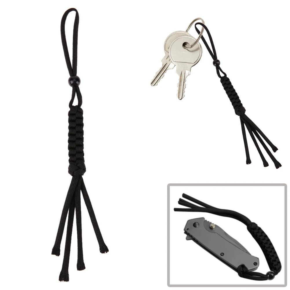 

EDC Gear Corn Knot Umbrella Rope Nylon Chain Rope Tool Ornaments Falling Knife Knot keychain DIY Tools Fall Paracord