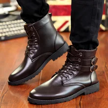 The New England Boots In Autumn Increased Martin Boots Men Boots Retro Fashion Boots Personality