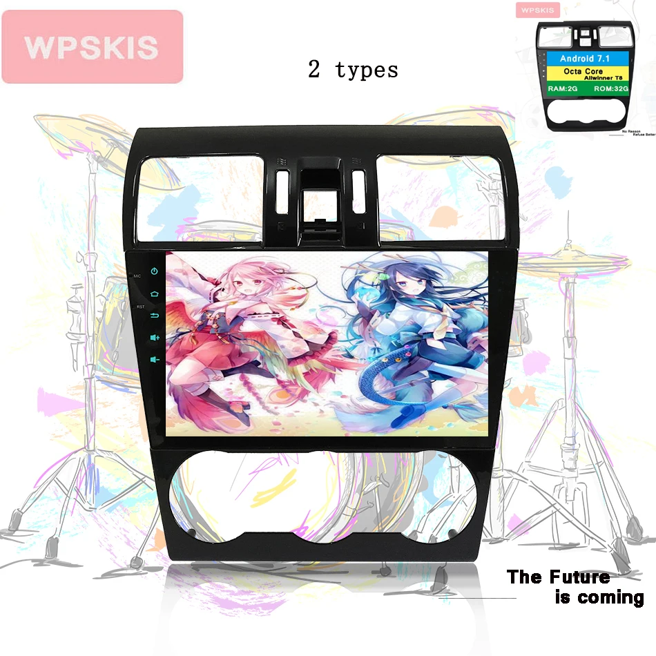 Top 9" WiFi 4G lte Octa Core 4GB RAM Android 9.1 DAB+ Car DVD Multimedia Player Radio For Subaru Forester XV WRX 2013-2018 Headunit 1