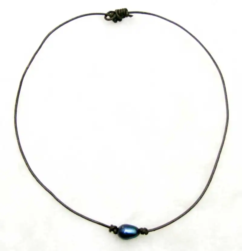 Ожерелье из натурального пресноводного жемчуга 10 11 мм 5903 дюйма|freshwater pearl