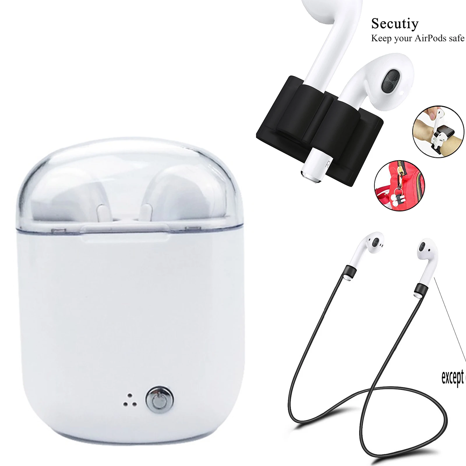 

I7S TWS i60 true wireless Bluetooth dual headphone stereo music headphones for I14tws i11tws i12tws series headphones