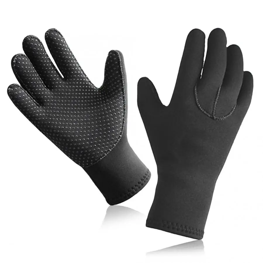 Перчатки для дайвинга 3 мм неопреновые перчатки для подводного плавания противоскользящие быстросохнущие плавательные серфинг под водой перчатки Гидрокостюма