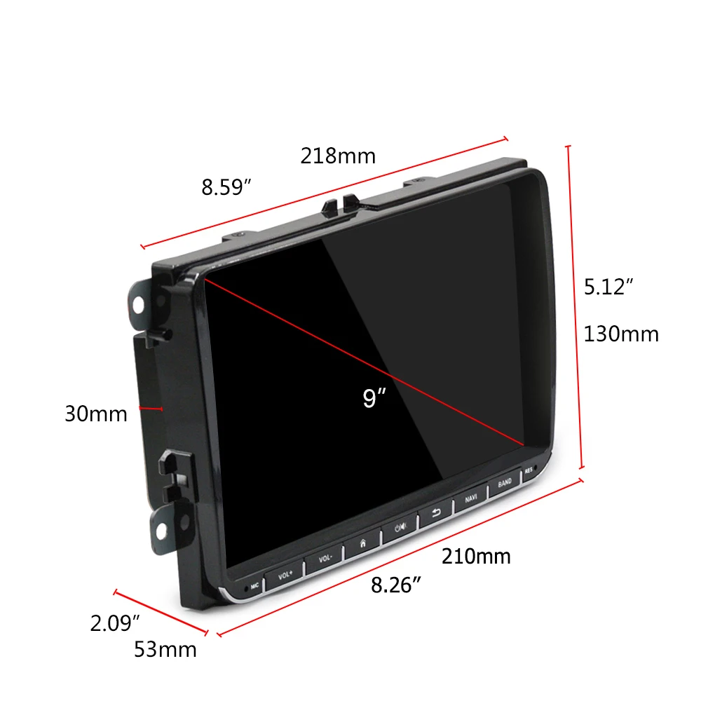 Автомобильный мультимедийный плеер Panlelo S5 9 дюймов Android 8 1 GPS
