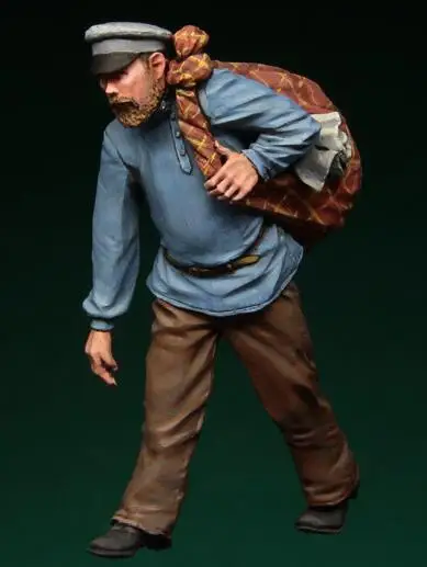 1/35 смолы цифры Вторую мировую войну беженцев гражданского большой набор 10 шт./компл. модель Наборы - Цвет: Зеленый
