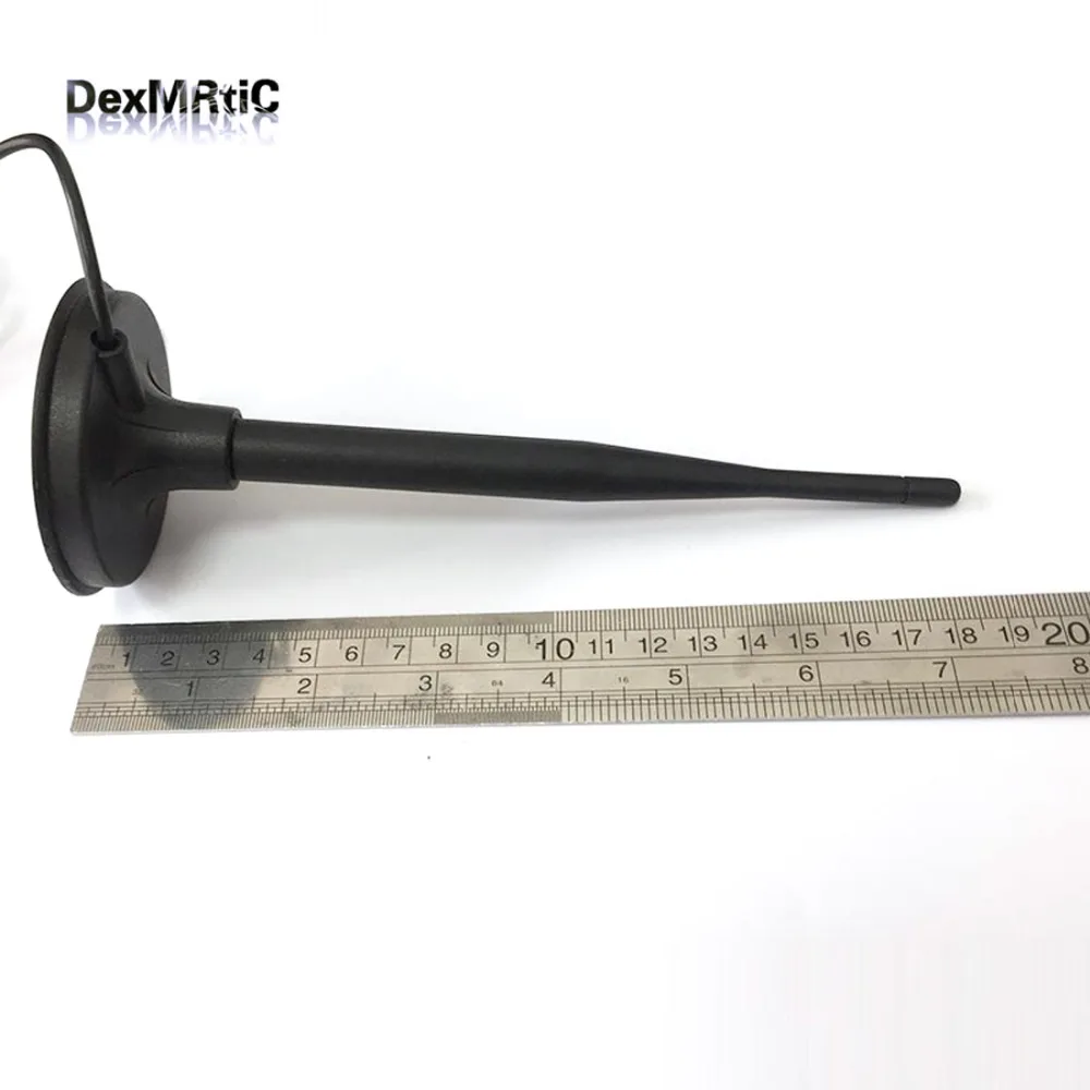 DexMRtiC 2,4 Ghz 6dbi wifi антенна магнитная bse с удлинителем 1,2 метров RP SMA штекер разъем Wi-Fi антенна