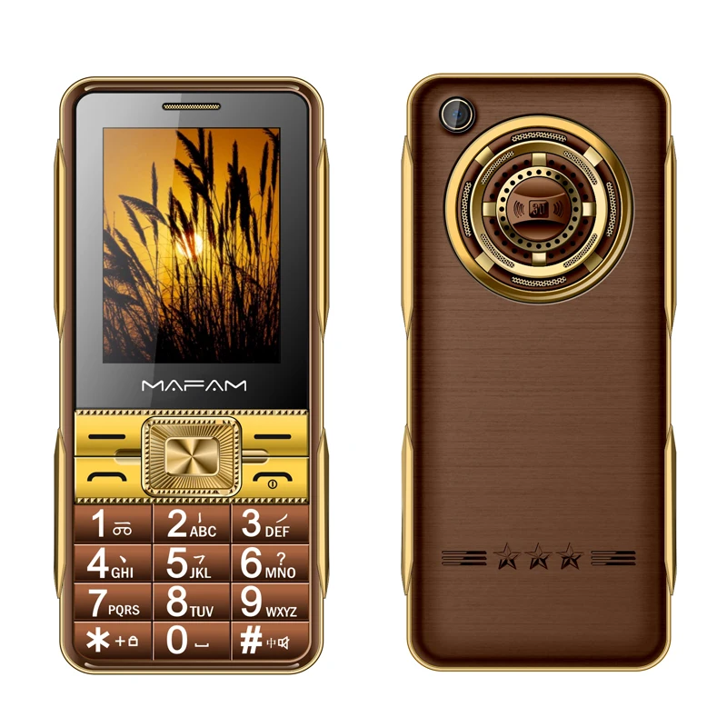 big key Dual SIM Card touch screen MP3 MP4 6800mAh vibrate senior Loud Sound mobile phone