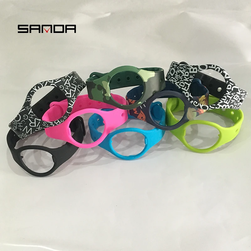

SANDA Spare Watchbands Strap Belt for SD01 SD02 IOS Android Bluetooth Smartwatch Bracelet