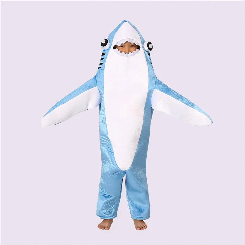 Onesies Adults Kids Halloween Christmas Cosplay Costume Shark Stage Fancy Dress Jumpsuit Free Shipping Promotion Super Quality