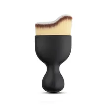 Multifunction wineglass Wavy S Shape Makeup Brush for Contour shading Foundation Loose Powder Brush Blending Make Up