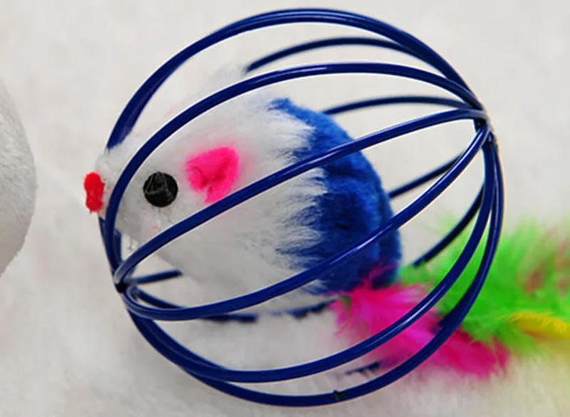 Plush mouse cat toy
