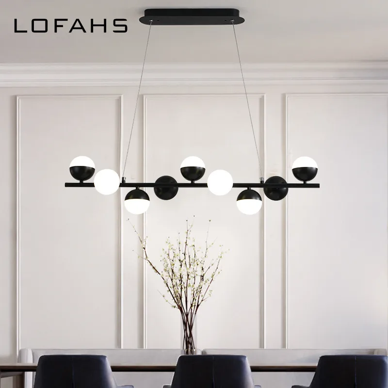

LOFAHS Modern led chandelier for living room bedroom dining room 9 Lights Pendant Ball Indoor chandelier lighting OLK-8046/9