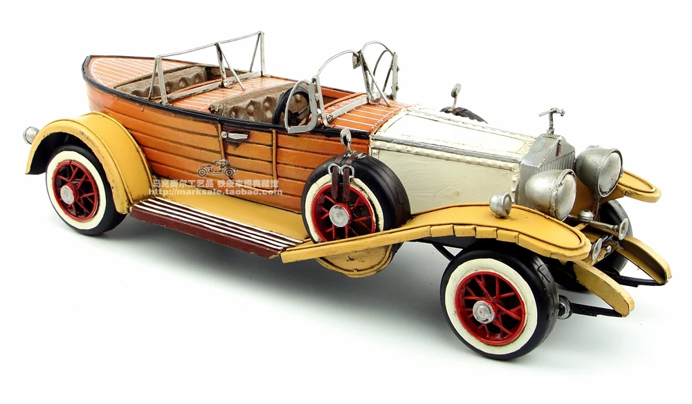 

Antique classical British car model retro vintage wrought metal crafts for home/pub/cafe decoration or birthday gift