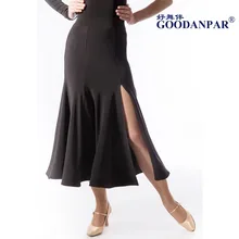 Женская танцевальная юбка для бальных танцев для девочек, Длинные качели, современный стандарт, платье для соревнований по вальсу, танцевальное платье для танца живота, юбки для латинского танго