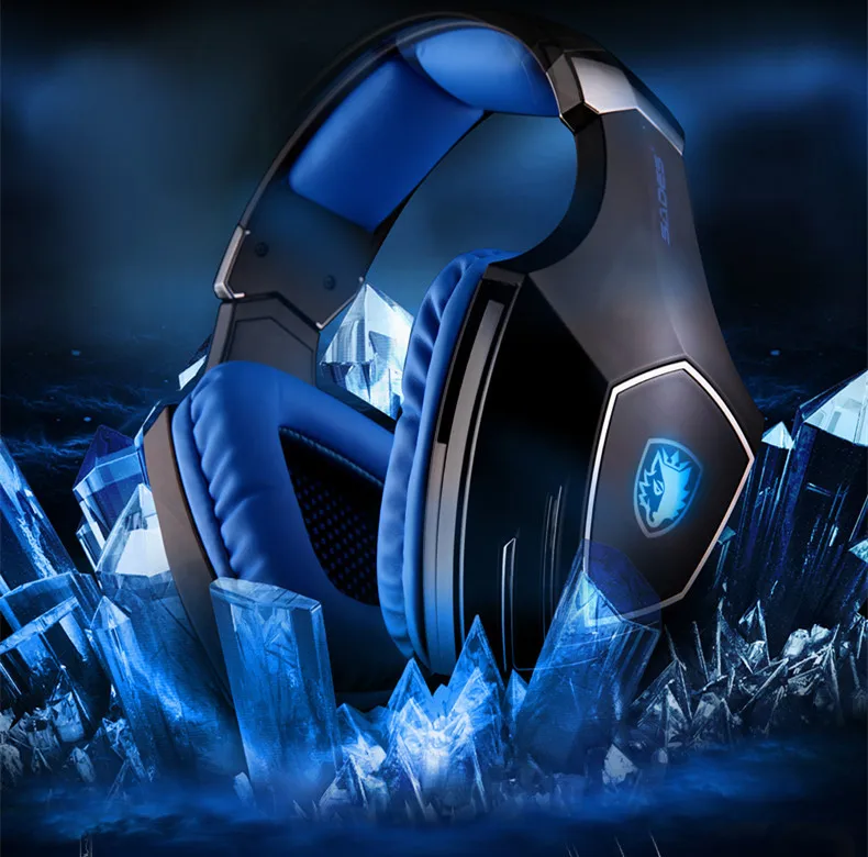  SADES A60 USB Virtual 7.1 Gaming Headset Wired Headphones Deep Bass Vibration Casque Headphone with