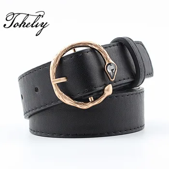 

2018 Hot sale Fashion Inlaid rhinestone buckle Retro PU leather of women belt Wide belt Female Belts for women Lady girdle