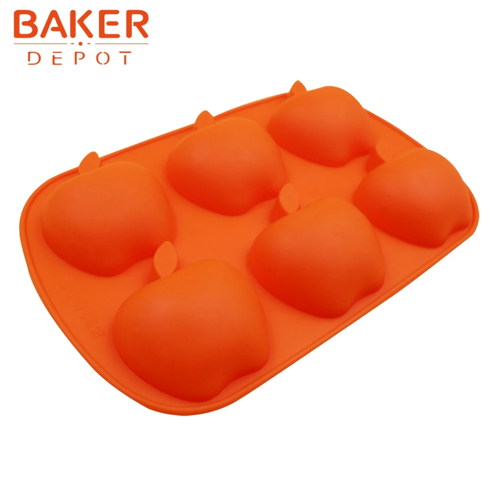 BAKER DEPOT 6 полости силиконовые инструменты для выпечки кухонная утварь в форме