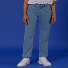 Джинсы для женщин женские повседневные штаны для верхняя ботильоны-Длина прямо в середине талии Джинсы для женщин Свободные модные штаны осень и Новинка зимы