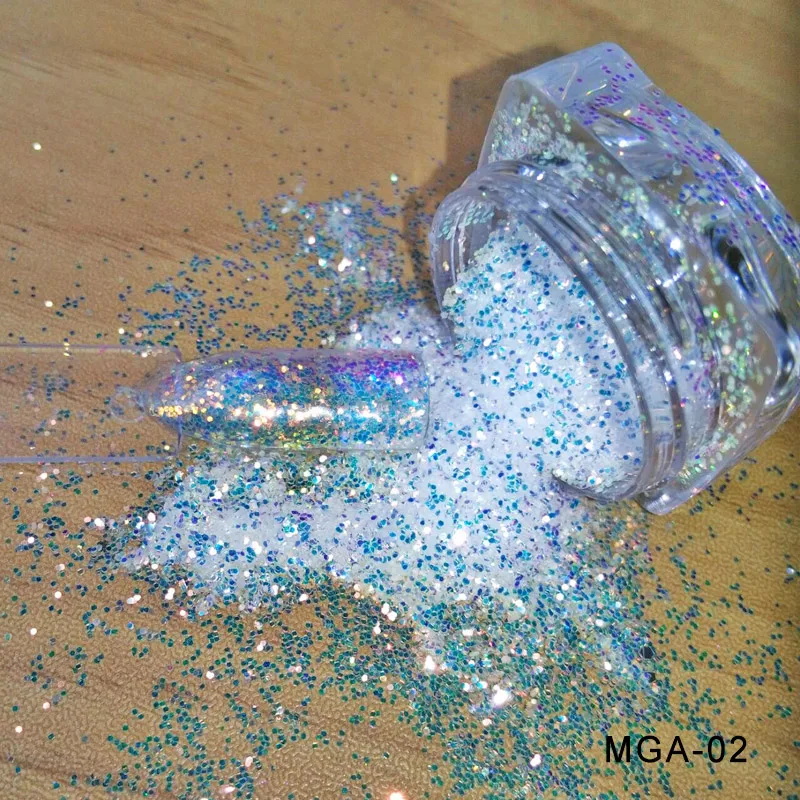 1 box Unicorn Nail Glitter Pixel Effect Glitter Sequins Chameleon Iridescent Nail Sparkle Manicure Makeup Nail Art Decoration