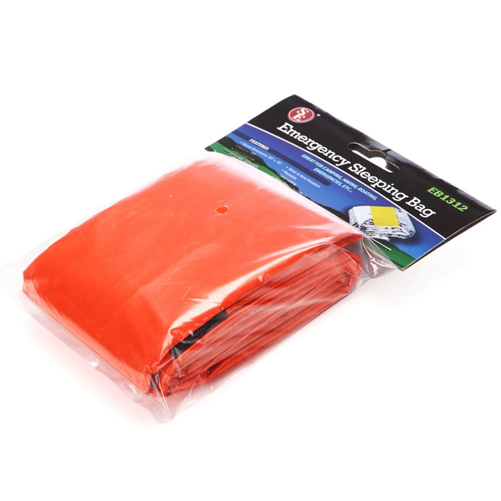 Outdoor Portable Waterproof Reusable Emergency Silver Foil Camping Survival Sleeping Bag