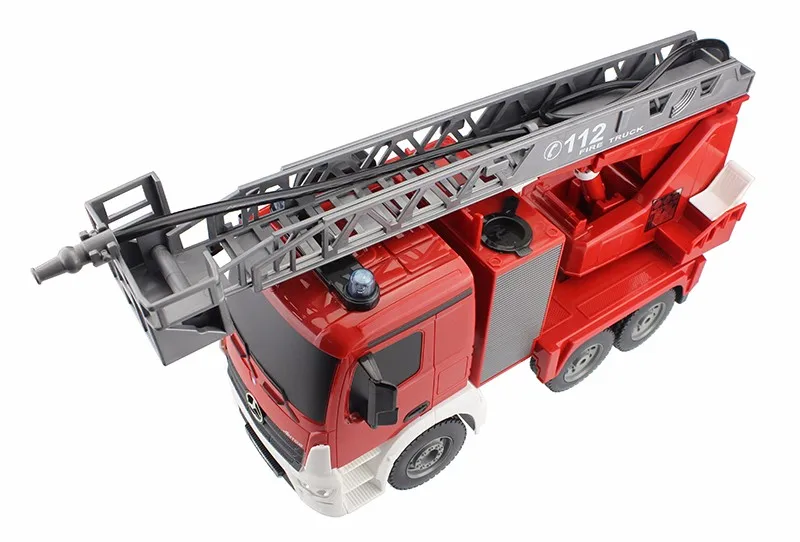Caminhão de rc Misturador de Cimento Caminhão de Bombeiros Modelo de Veículo de Construção de Controle de Rádio para Brinquedos de Hobby de Presente das Crianças Maior Lixo Guindaste de Hobby Presente das Crianças - 2.4g 11 caminhão de bombeiros lixo guindaste 2.4g modelo