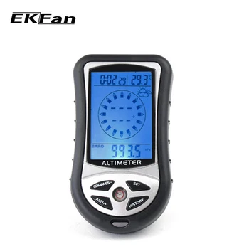 

8 In 1 Electronic Altimeter Compass Barometer Elevation Table Outdoor Thermometer Hunting Hiking Fishing Tools